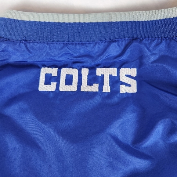 Indianapolis Colts Mens 2X Polyester Pullover Jacket Blue Gray Long Sleeve NEW - Picture 9 of 10